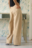 PEARLS IN SAND BARREL PANTS