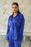 COBALT EMBELLISHED SHIRT