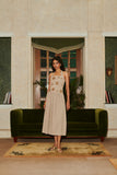 Fireflowers Halter Maxi (Beige)