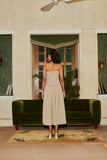 Fireflowers Halter Maxi (Beige)