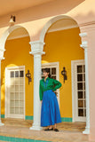 Gathered Skirt (Blue)