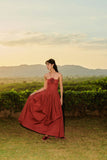 Gilded Floret Maxi (Rust)