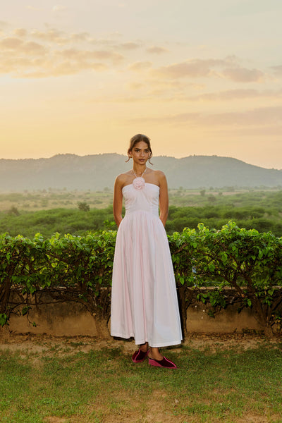 Gilded Floret Maxi (Pink)