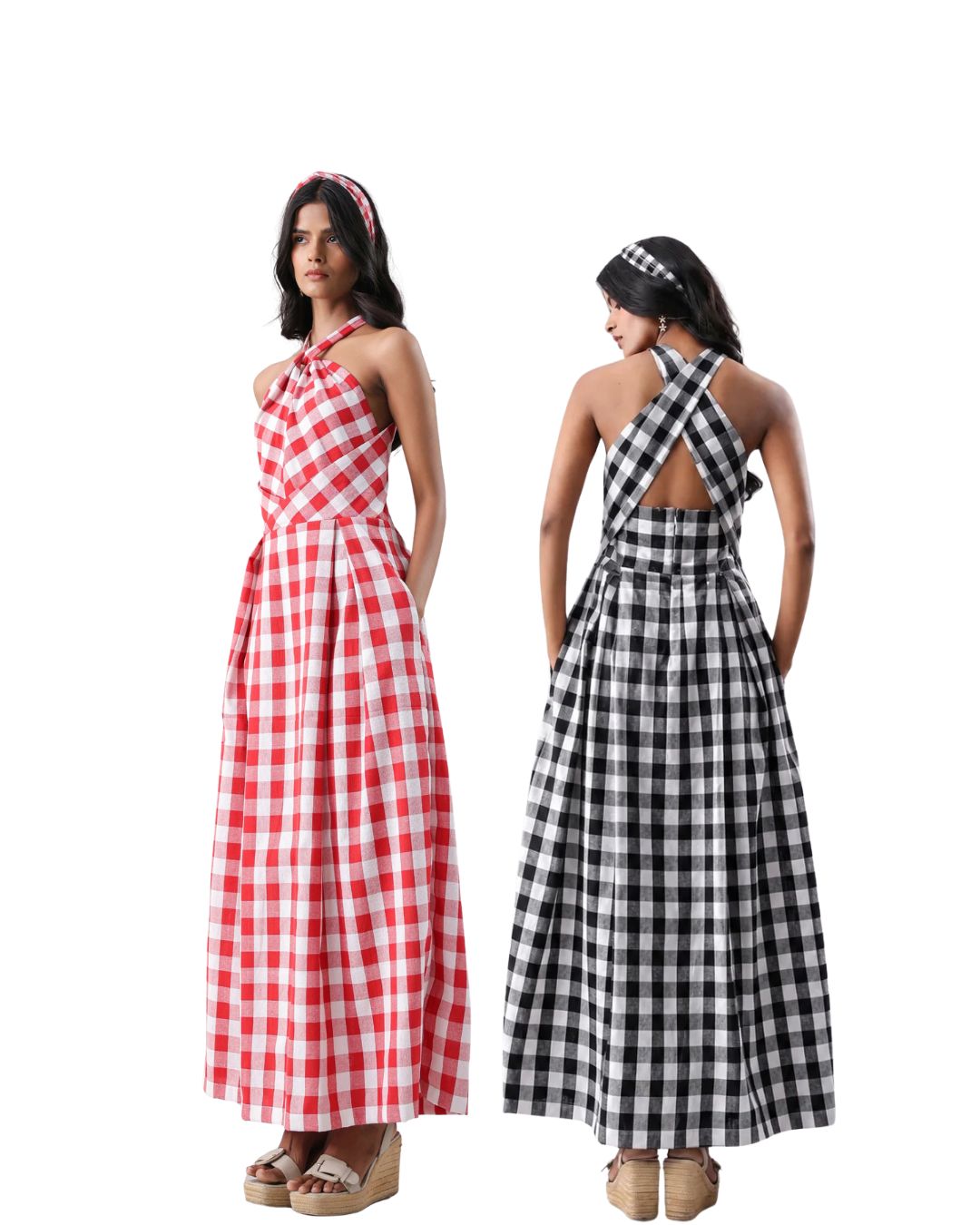 Gingham Maxi Duo