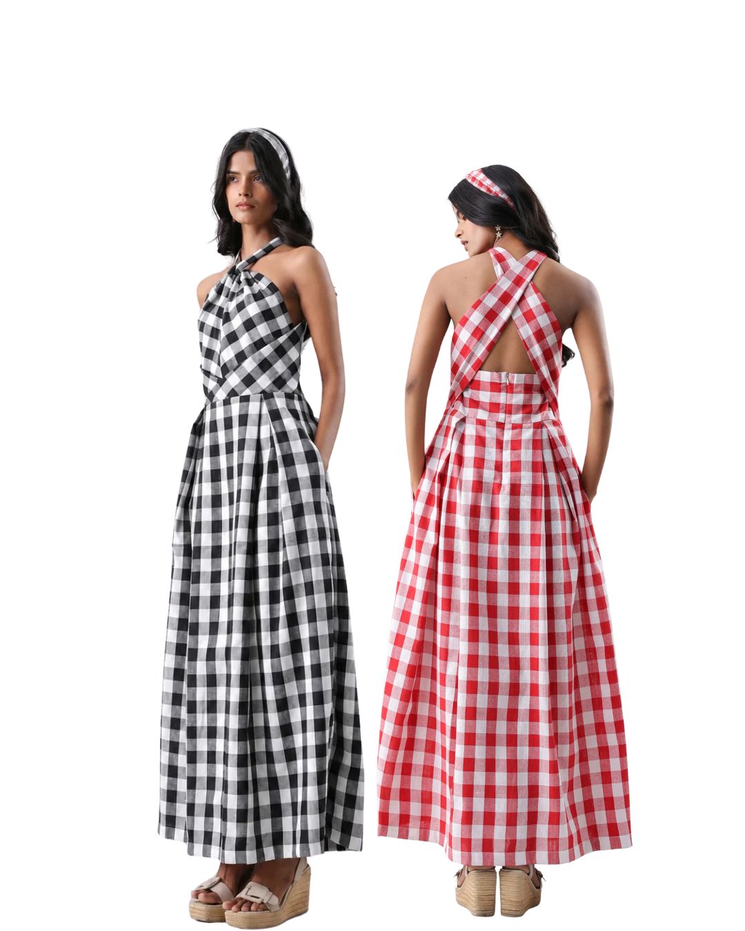 Gingham Maxi Duo