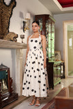 PARISIAN POLKA MUSE HALTER DRESS