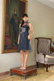 SAPPHIRE ROSE DRESS