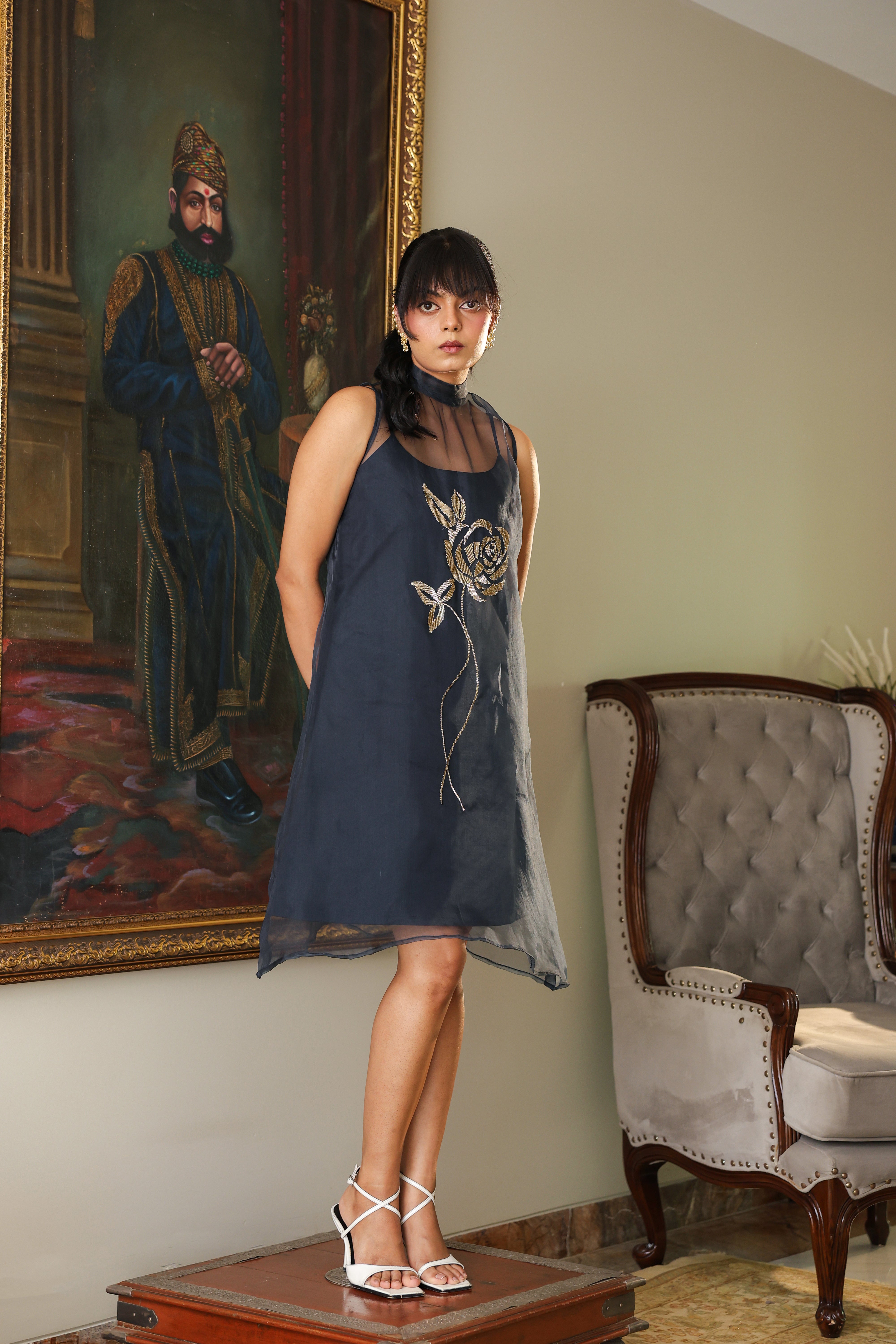 SAPPHIRE ROSE DRESS