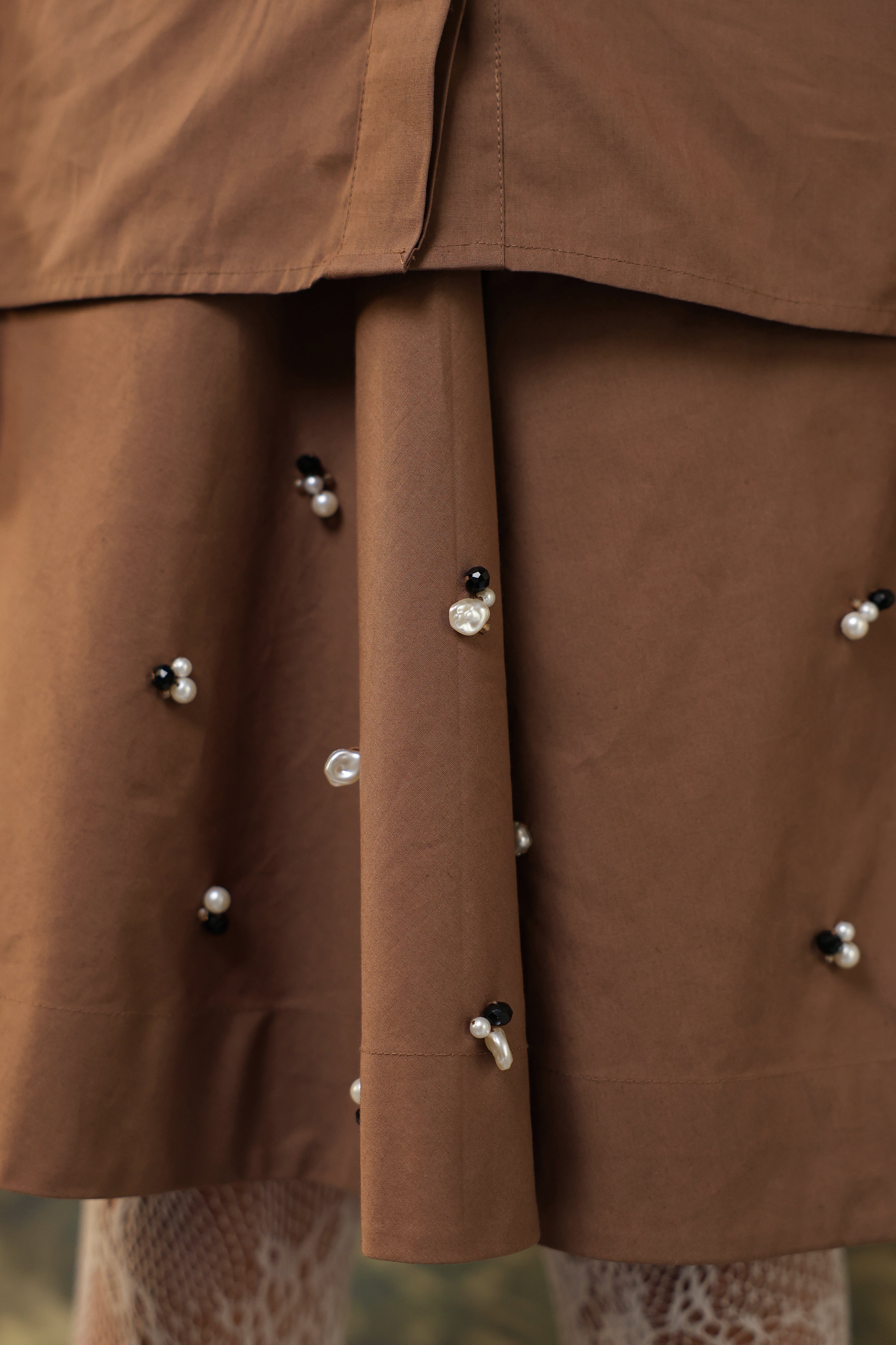 MAIN CHARACTER MOCHA SKIRT