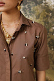 MAIN CHARACTER MOCHA SHIRT