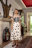 POLKA HI-LOW SKIRT