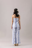Ripple Striped Bandeau Top