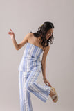 Ripple Striped Bandeau Set