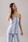 Ripple Striped Bandeau Set