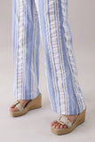 Ripple Striped Flared Pants