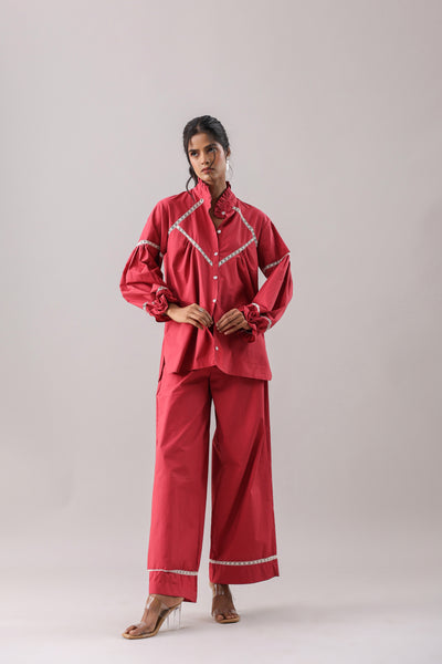 Rust Wide Pants