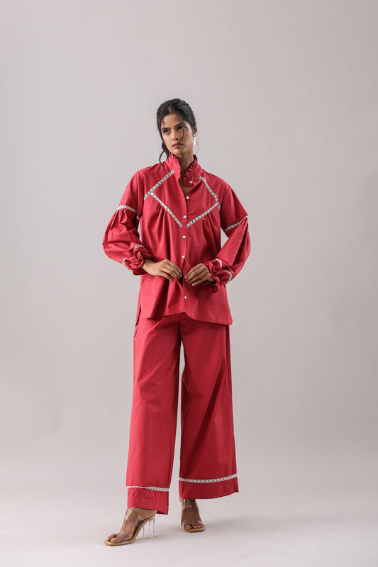 Rust Wide Pants