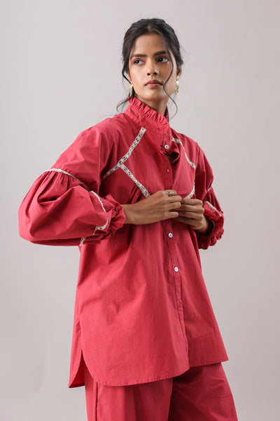 Rust Lacey Shirt