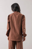 Espresso Criss-cross Shirt