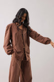 Espresso Criss-cross Shirt