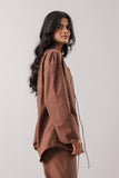 Espresso Criss-cross Shirt