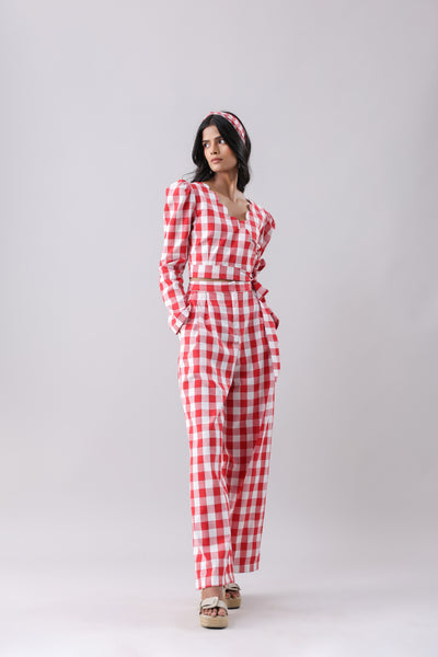 Gingham Pants
