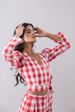 Gingham Crop Top