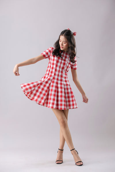 Gingham Mini Dress