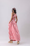 Gingham Maxi