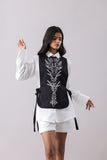 Raven Bib and Pearl Shirt Set