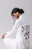 Dove Foliage-cut Shirt