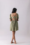 Moss Pleated Mini