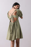 Moss Pleated Mini