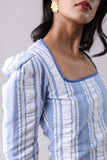 Ripple Striped Midi