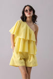 Lemoncello One-shoulder top