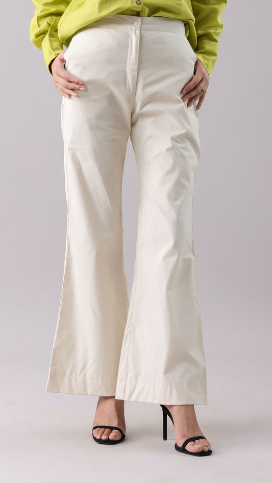 Off-white Bootcut Pants