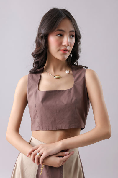 Cocoa Crop Top