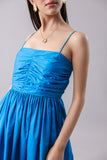 Firozi Ruched Maxi