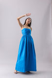 Firozi Ruched Maxi