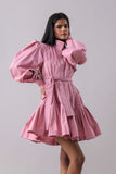 Flamingo Power Shirt Dress