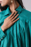 Emerald Pleated Set