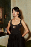 Fireflowers Maxi (Black)