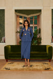 Wrap Skirt (Blue)