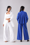 Dove & Blueming Wide-Leg Duo