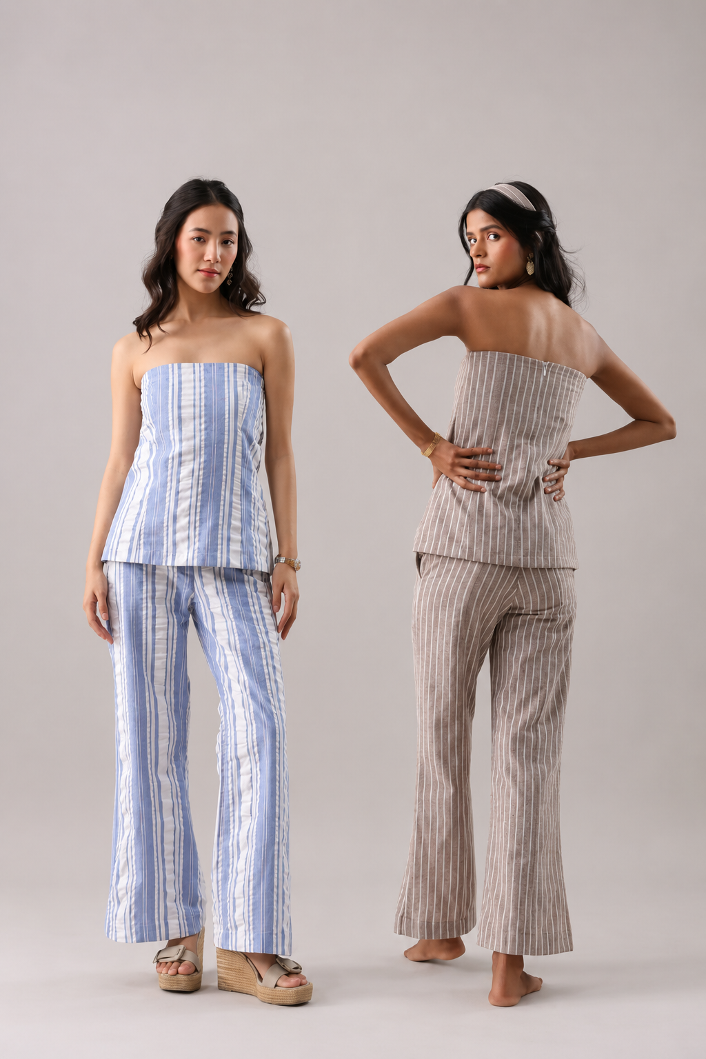 The Striped Flared Duo
